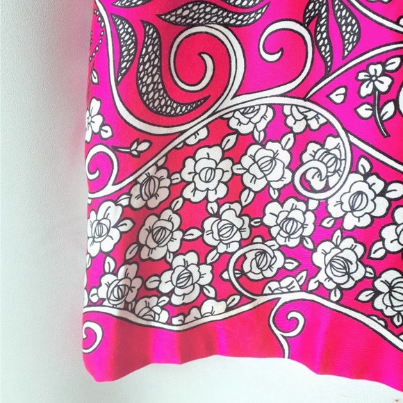 Vintage 1970s Alex Colman Bright Pink Maxi Skirt Size Small - Picture 6 of 11